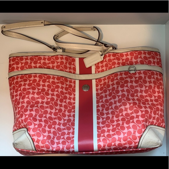 Authentic Coach Diaper/Laptop Bag (used) - Picture 1 of 7